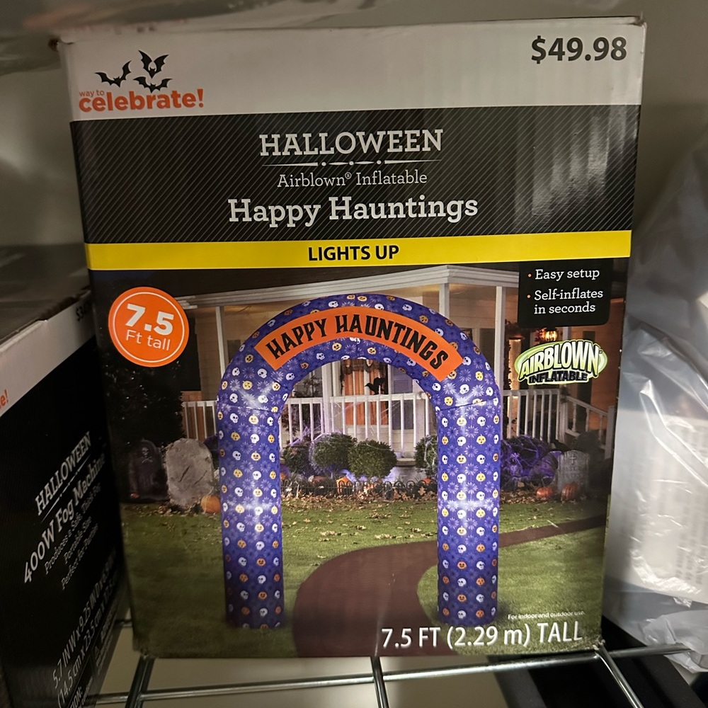 Brand New Gemmy Halloween Inflatable Archway with Lights - Picture 2 of 2